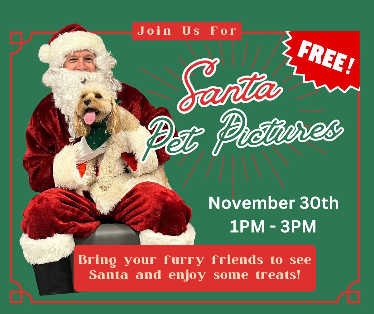 Free Pet Pictures with Santa!