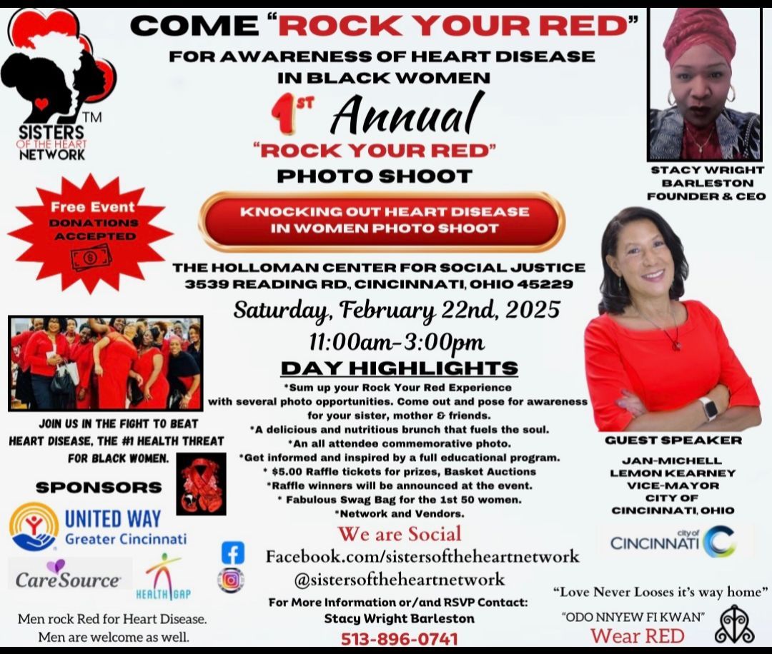 Rock Your Red Photo Shoot " Knocking Out Heart Disease in Black Women"