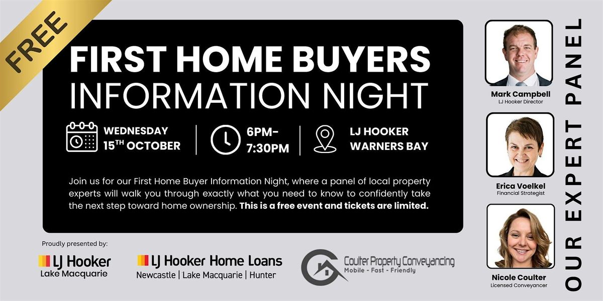 First Home Buyers Information Night