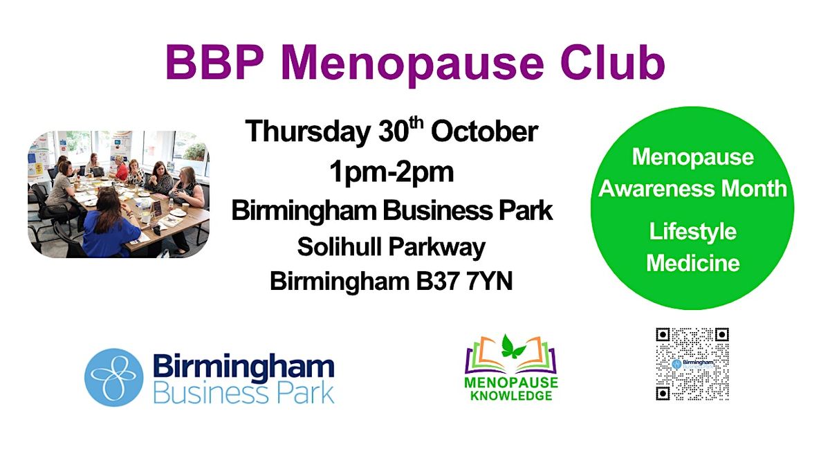BBP Menopause Club - October