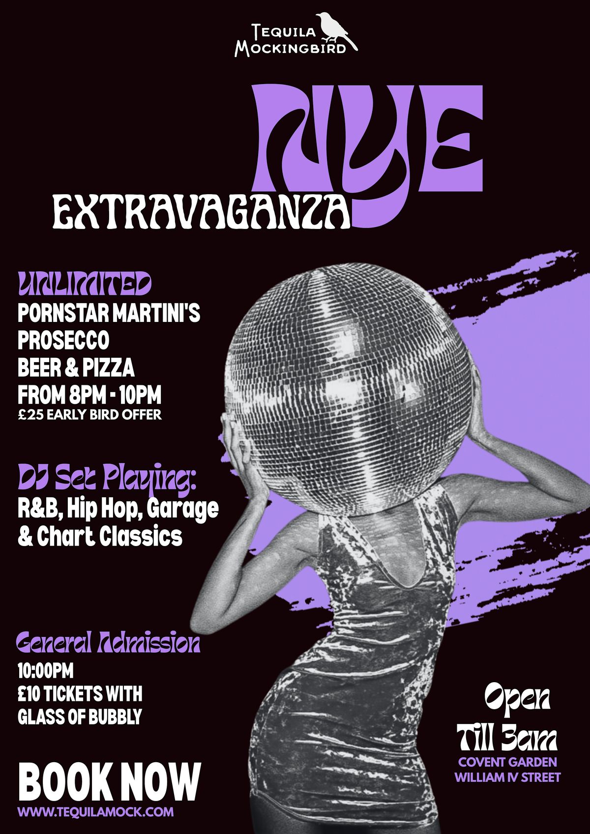 NYE Extravaganza  Covent Garden