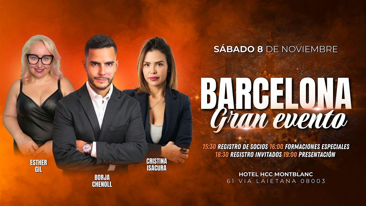 EVENTO - BARCELONA 08 NOVIEMBRE