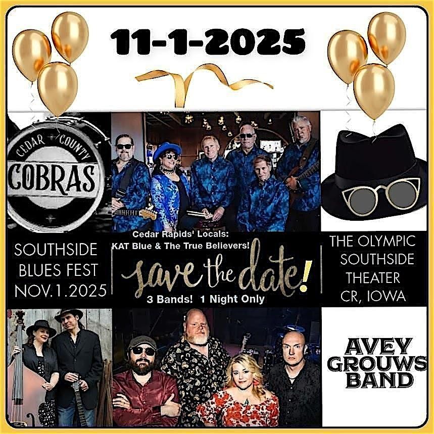 2nd Annual  SouthSide Blues Fest! Headliner Avey Grouws Band Returns to CR!