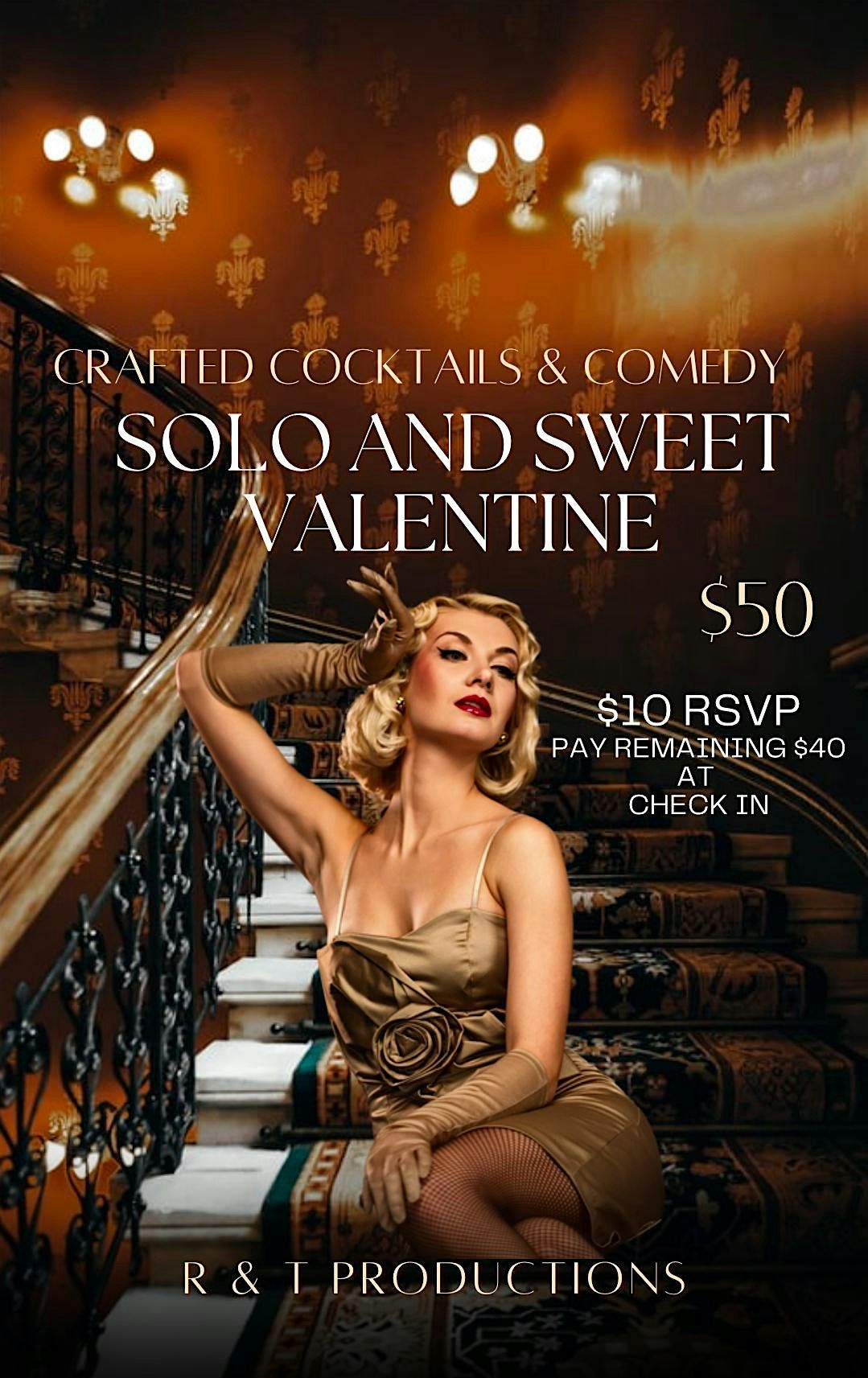 A Solo and Sweet Valentine: Crafted Cocktails and Comedy