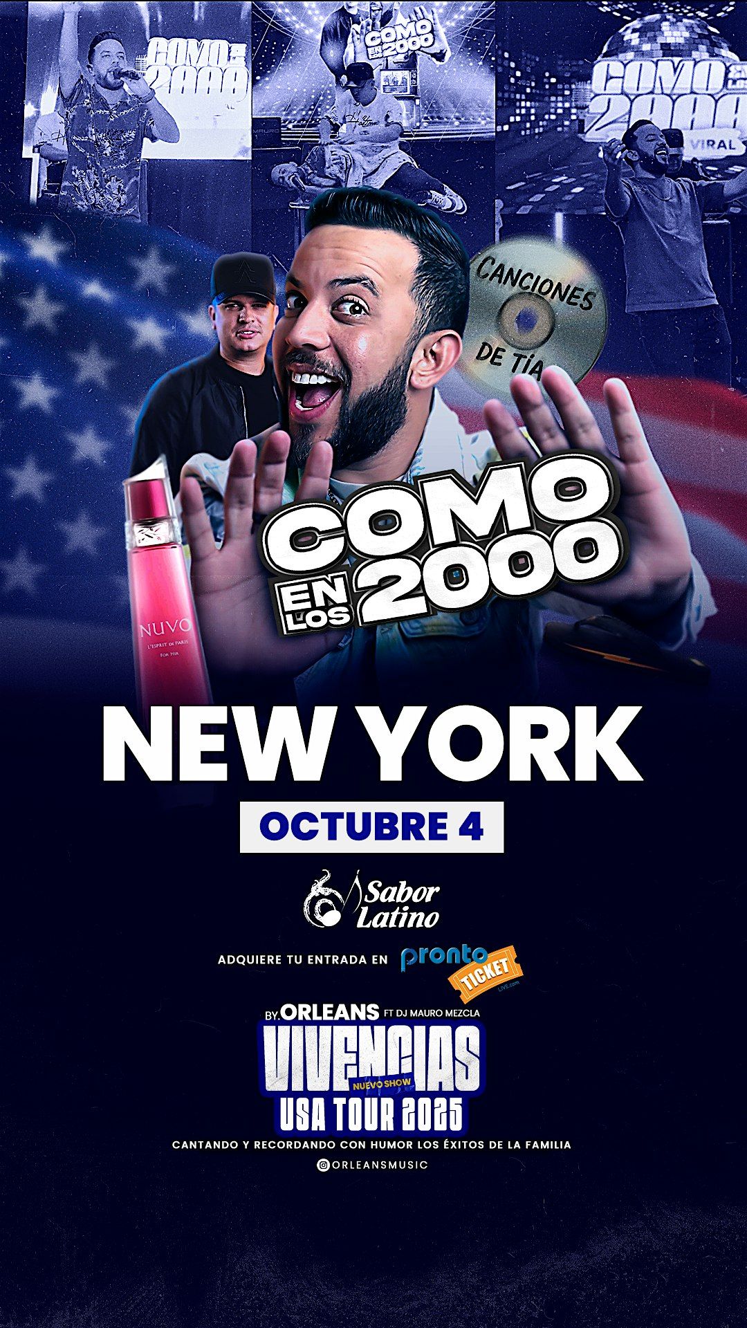 COMO EN LOS 2000 EN SABOR LATINO NY