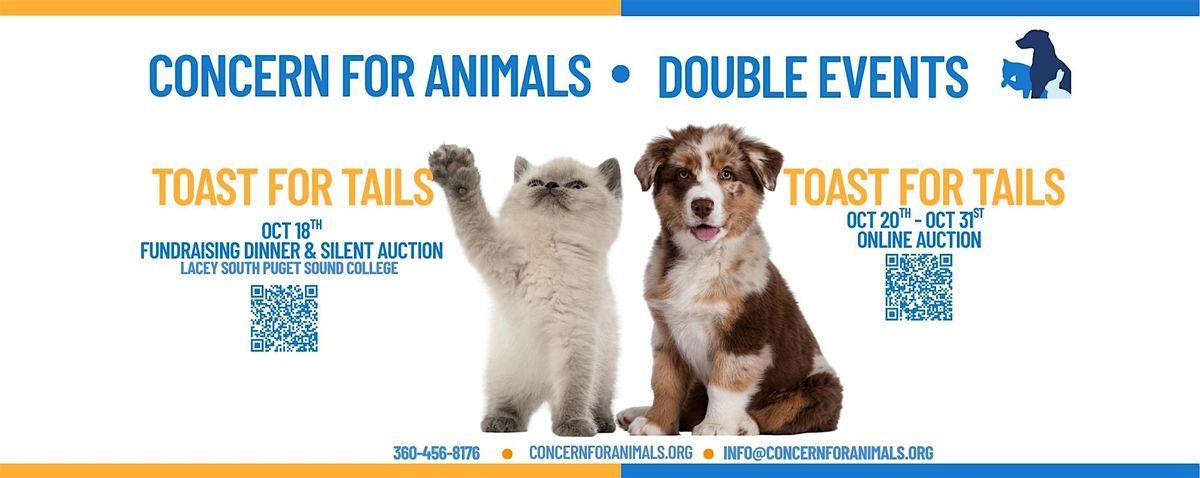 Toast For Tails Fundraising Dinner