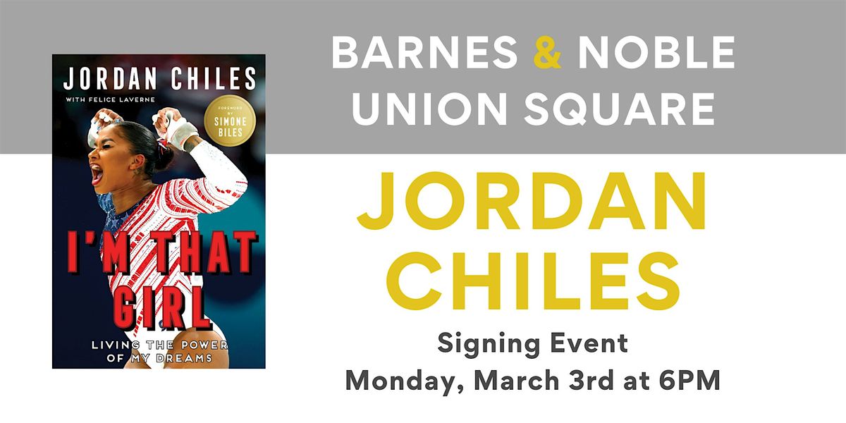 Jordan Chiles celebrates I'M THAT GIRL at B&N Union Square