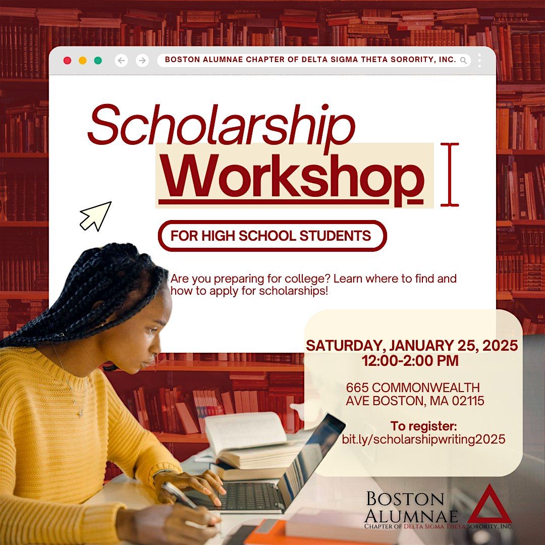 Scholarship Writing Workshop for High School Students