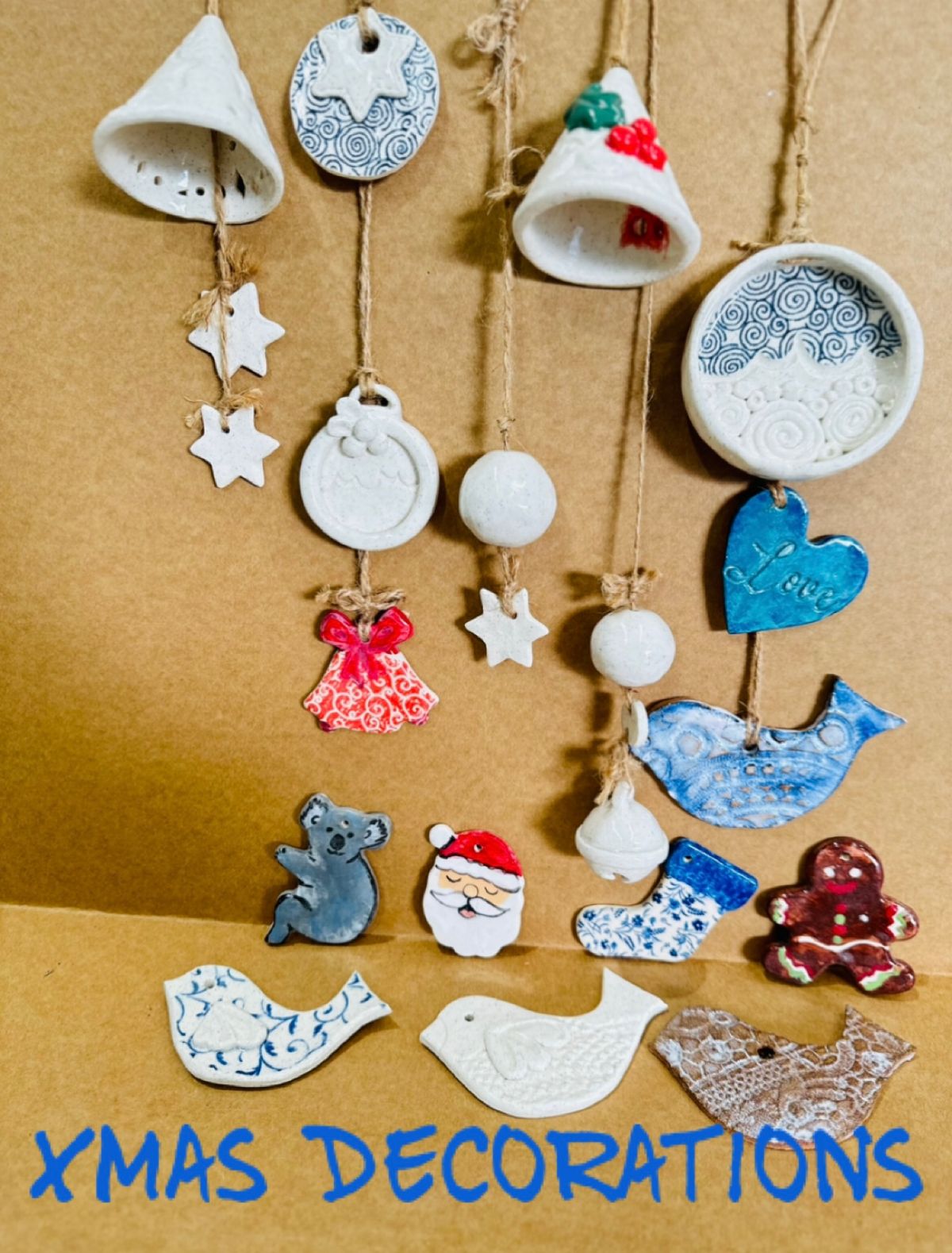 Christmas Pottery Workshop! Create your own Xmas Decorations.