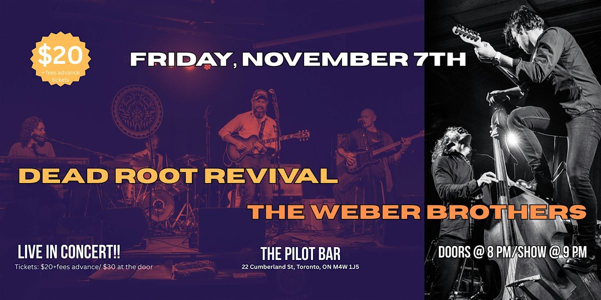 Dead Root Revival & The Weber Brothers Band Live at The Pilot