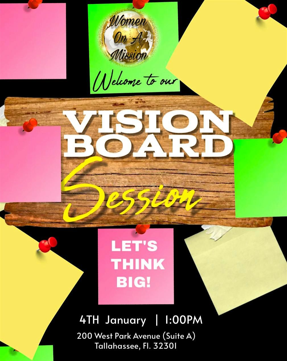 Women On A Mission Vision Board Session