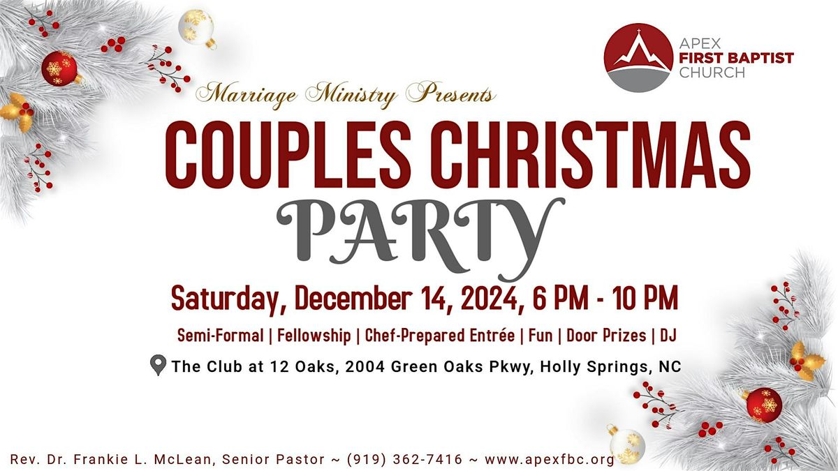 AFBC Marriage Ministry Christmas Couples Party