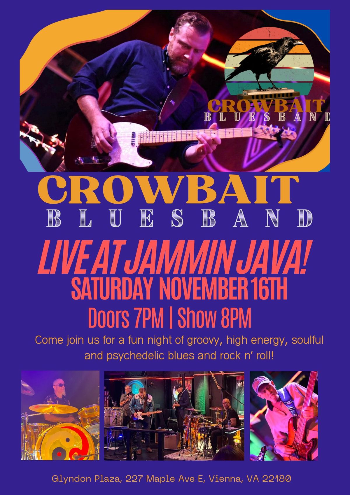 Live at Jammin Java! Crowbait Blues Band & Friends