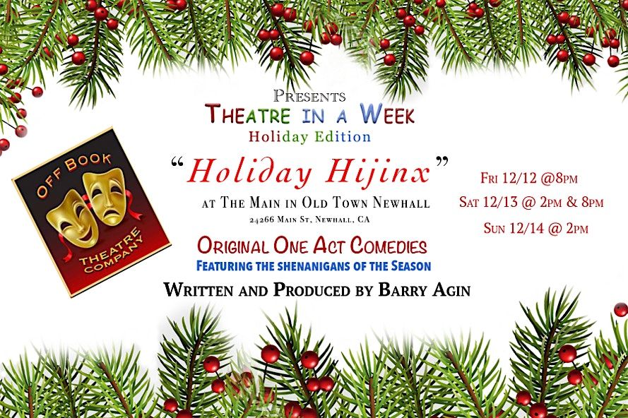 Theatre in a Week: Holiday Edition presented by Off Book Theatre Company