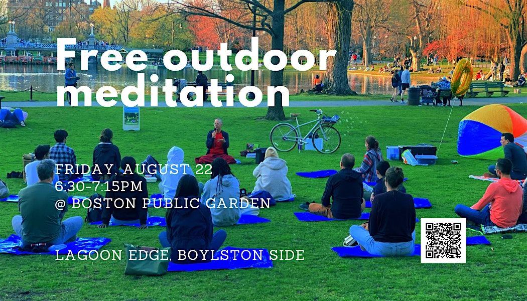 Free Outdoor Meditation at Boston Public Garden