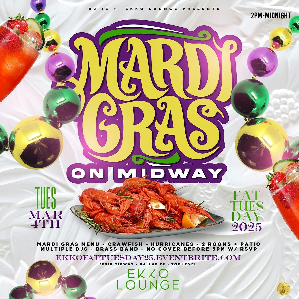 Mardi Gras on Midway: Fat Tuesday @ Ekko