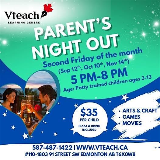 Parent's Night Out - October 10, 2025