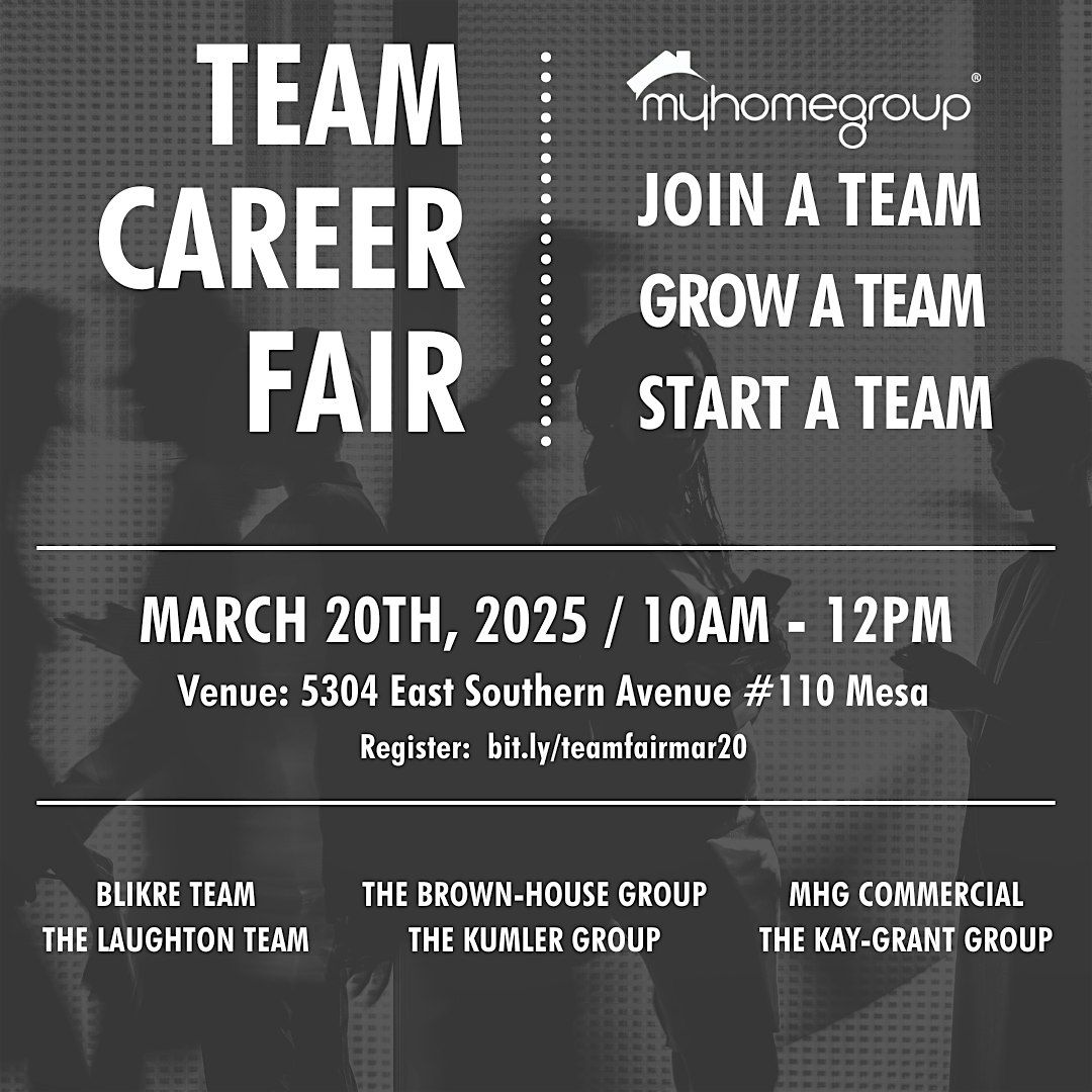 My Home Group Team Career Fair