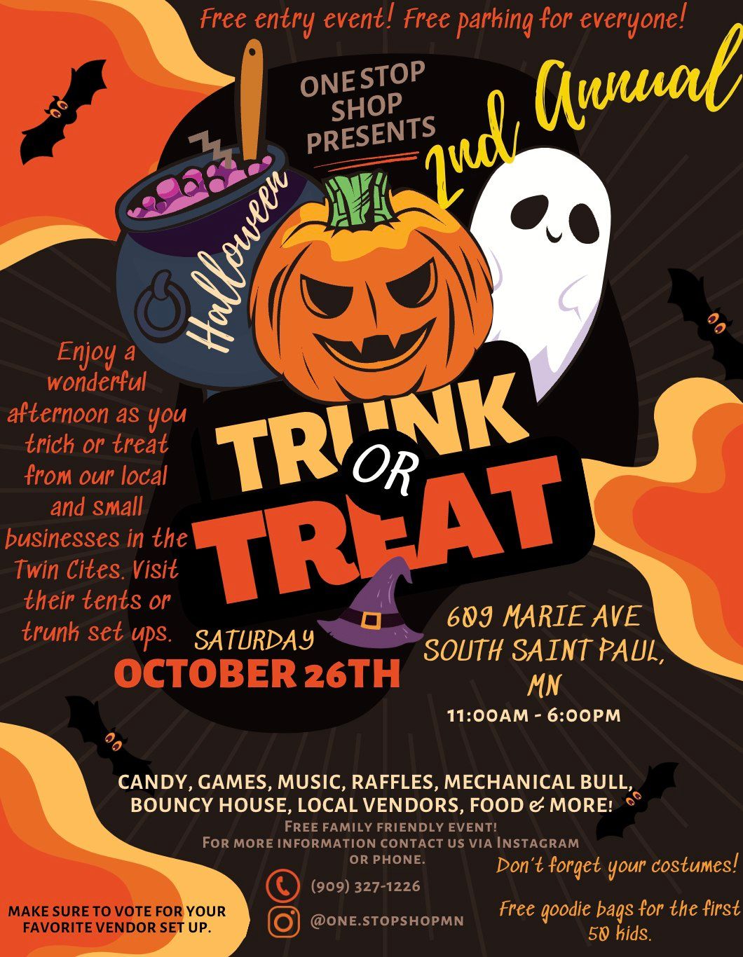 2nd Annual Trunk or Treat 