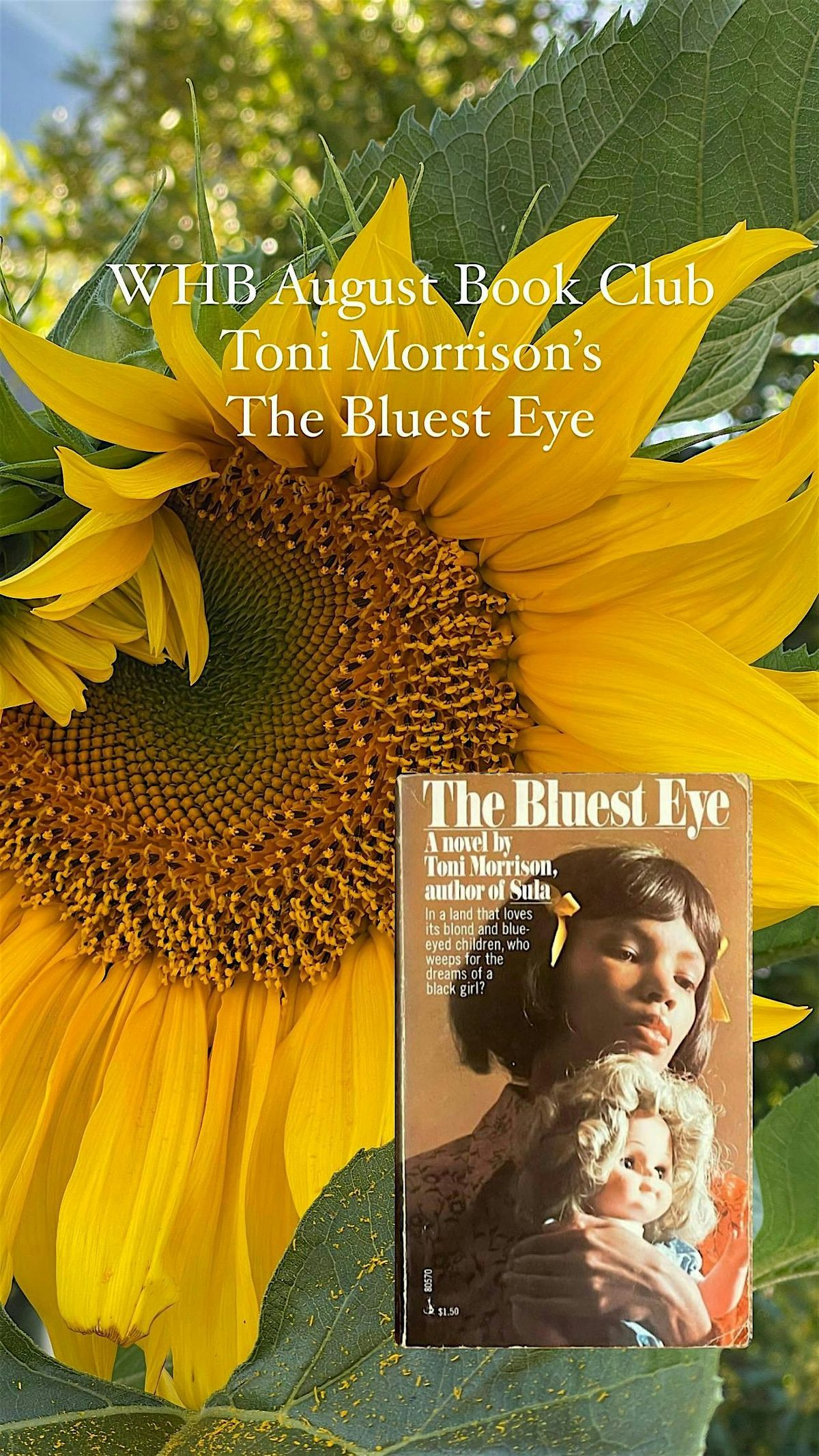 WHB August Book Club: The Bluest Eye by Toni Morrison