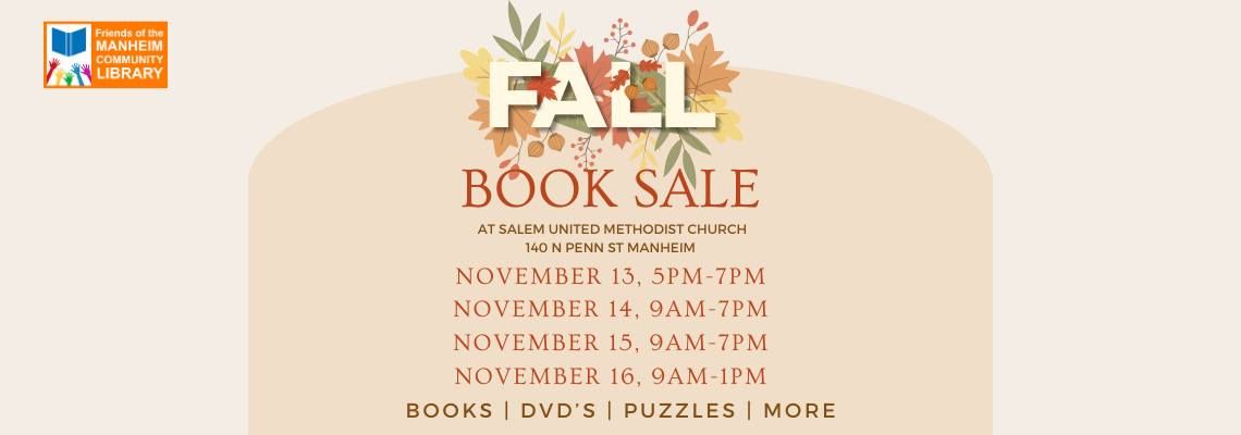 Fall Book Sale