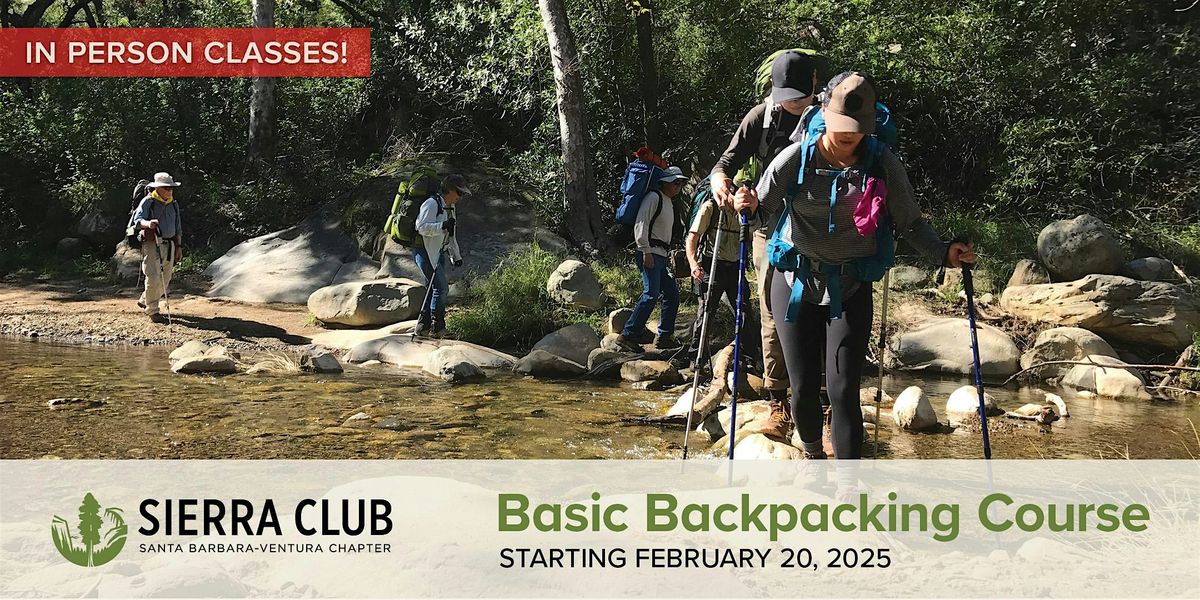 Santa Barbara-Ventura Sierra Club Basic Backpacking Class