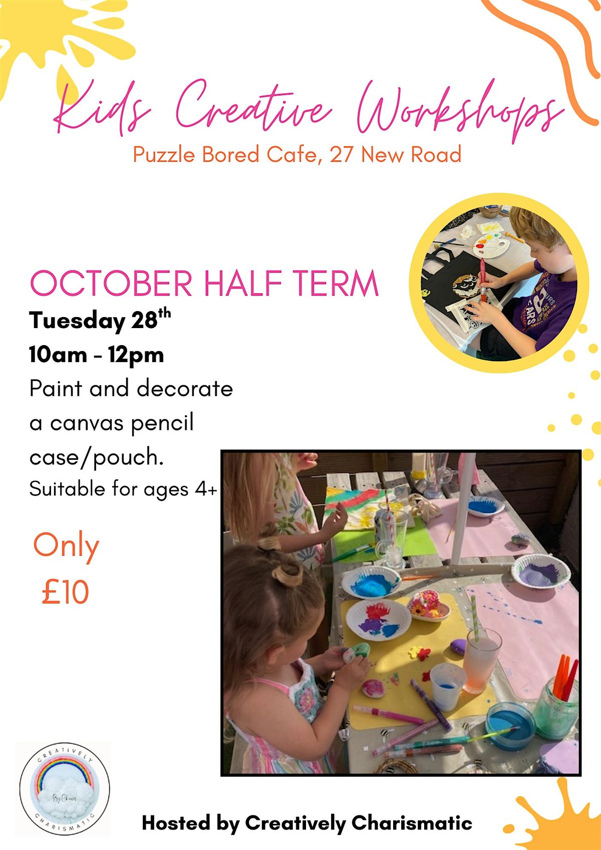 October Half Term Craft Workshop for Kids