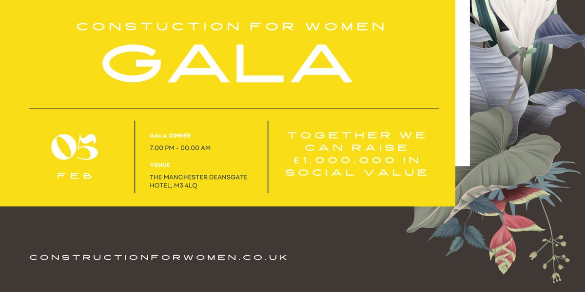 Construction for Women Gala Dinner 2025 \u2014 Build Change Together