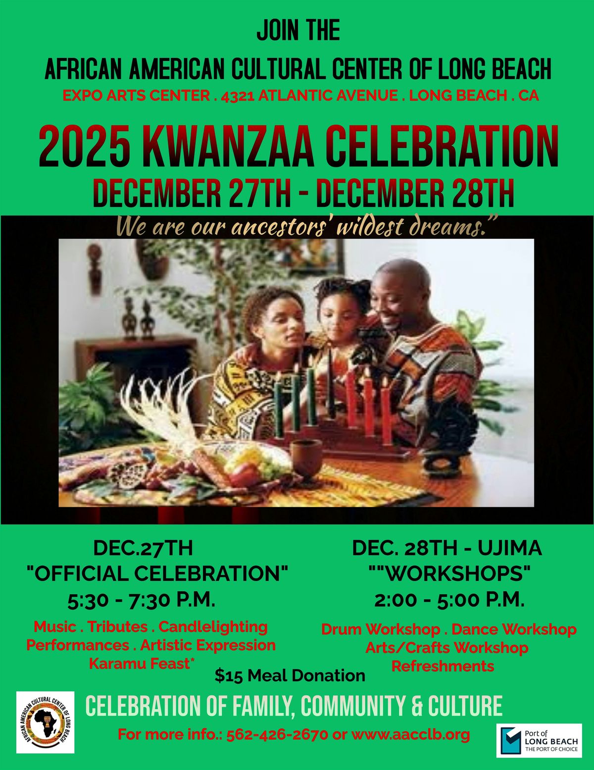 AACCLB 2025 Kwanzaa Celebration