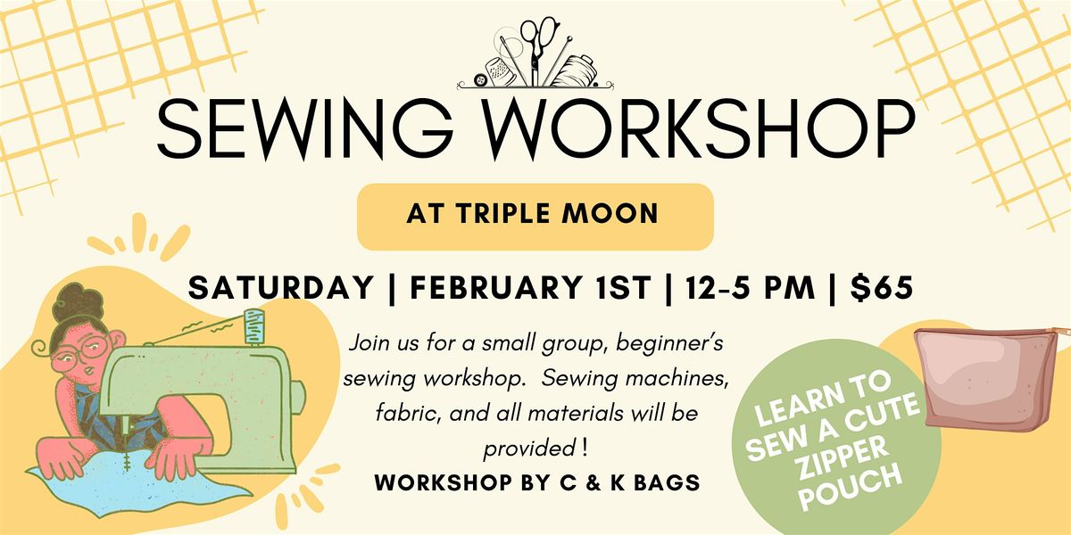 Beginners Sewing Workshop at Triple Moon