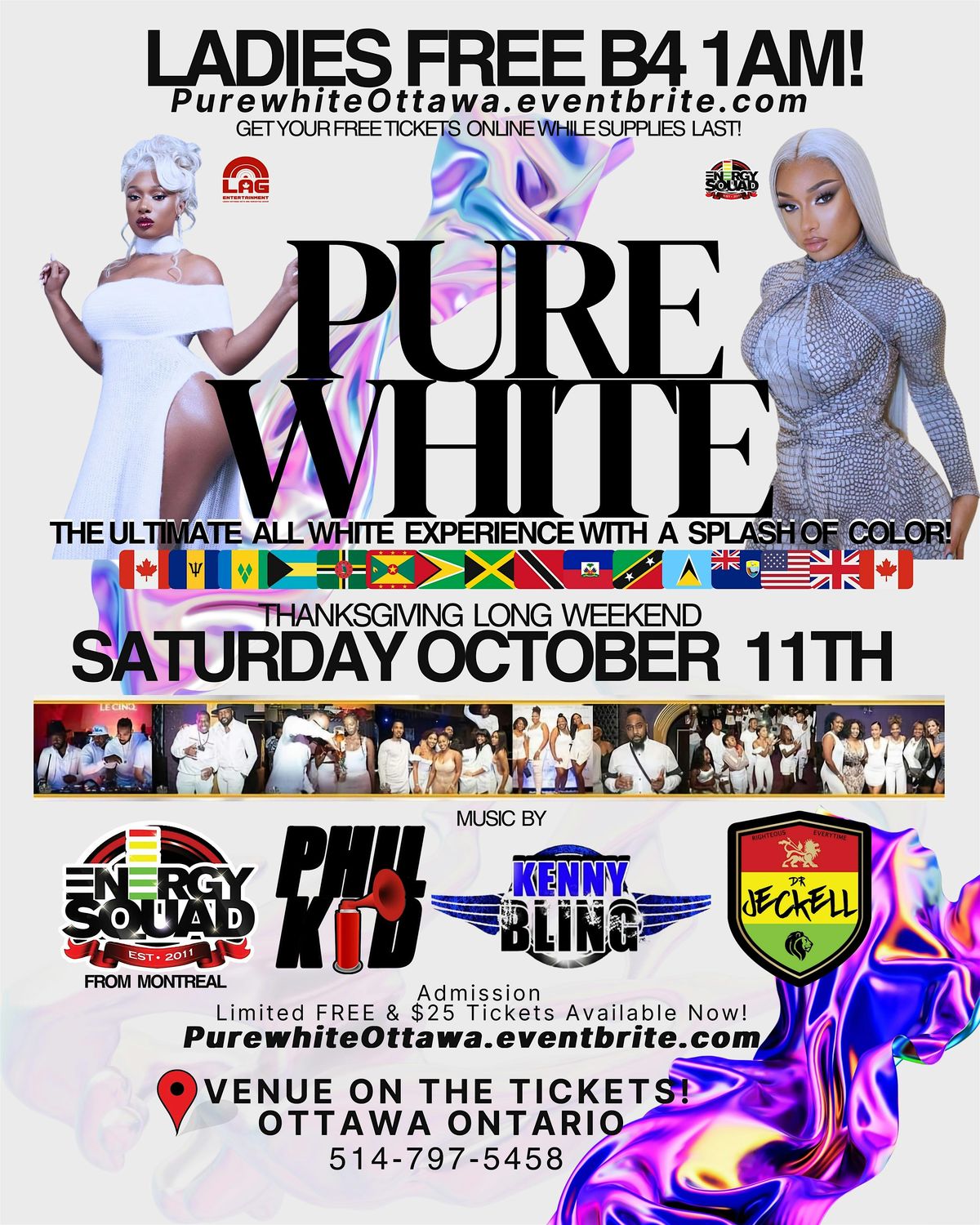 PURE WHITE - The Ultimate ALL WHITE Experience With A Splash Of Color!