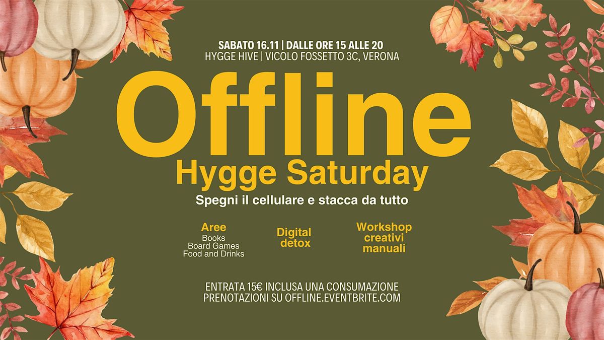 Offline Hygge Saturday | Spegni il cellulare e stacca da tutto