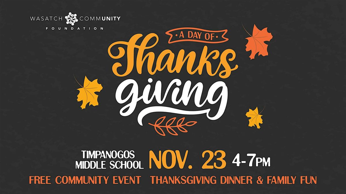 Wasatch County Day of Thanksgiving