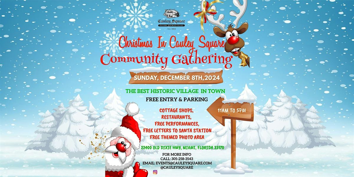 Christmas In Cauley Square: Community Gathering