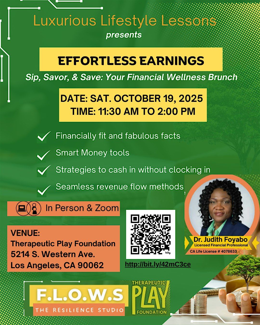 Effortless Earnings: Sip, Savor & Save - A Financial Wellness Brunch