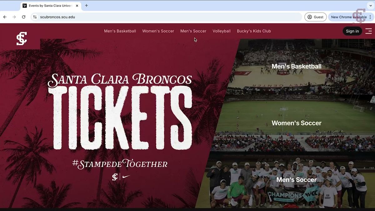 Santa Clara Broncos at Saint Mary's Gaels Womens Soccer