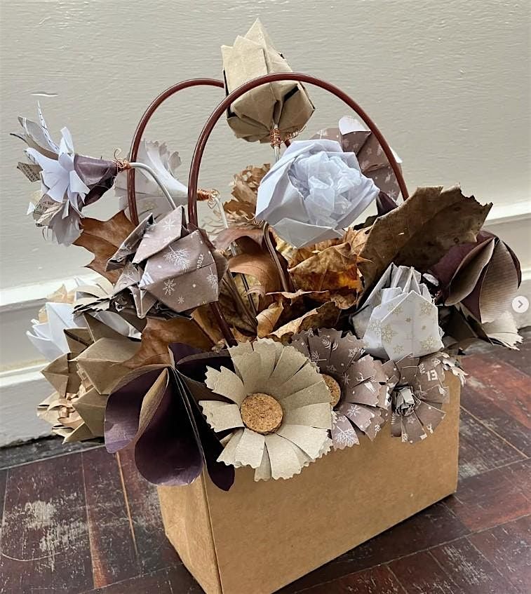 EVERLASTING PAPERCRAFT BASKETS  & WREATHS