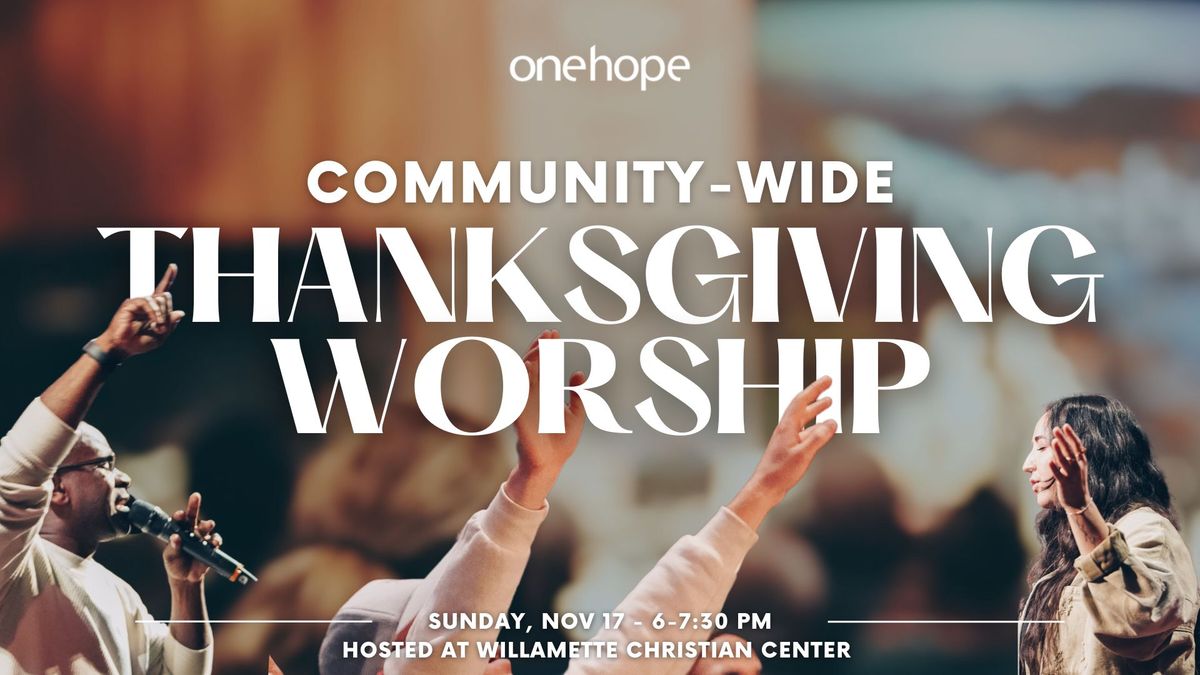 United Thanksgiving Worship