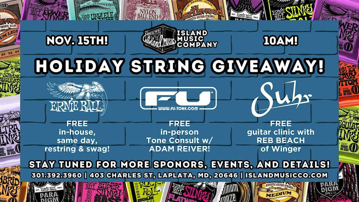 Island Music Company's Holiday String Giveaway 2025