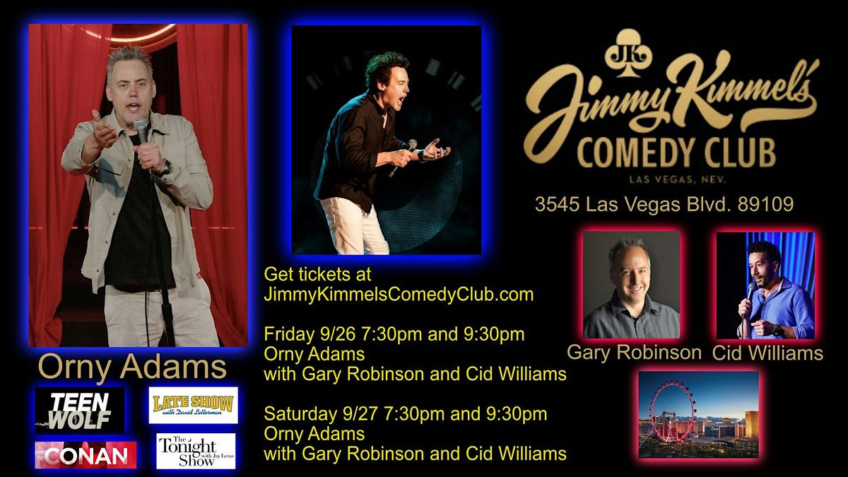 Orny Adams at Jimmy Kimmel's Comedy Club in Las Vegas