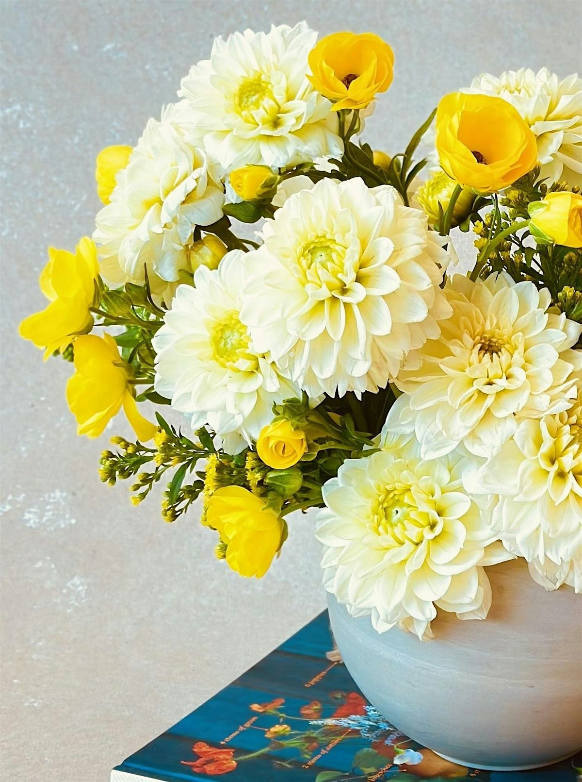 Dahlias Centerpiece Design