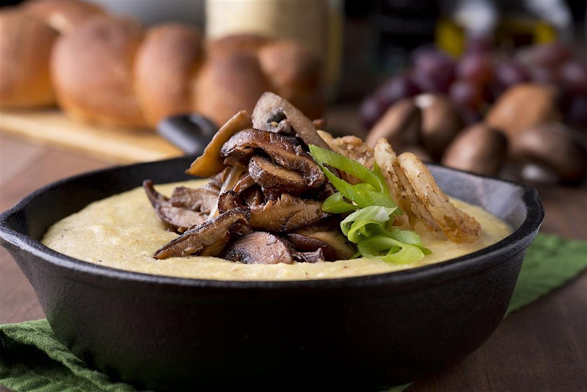 Italian Cuisine: Soft Polenta (vegetarian menu)