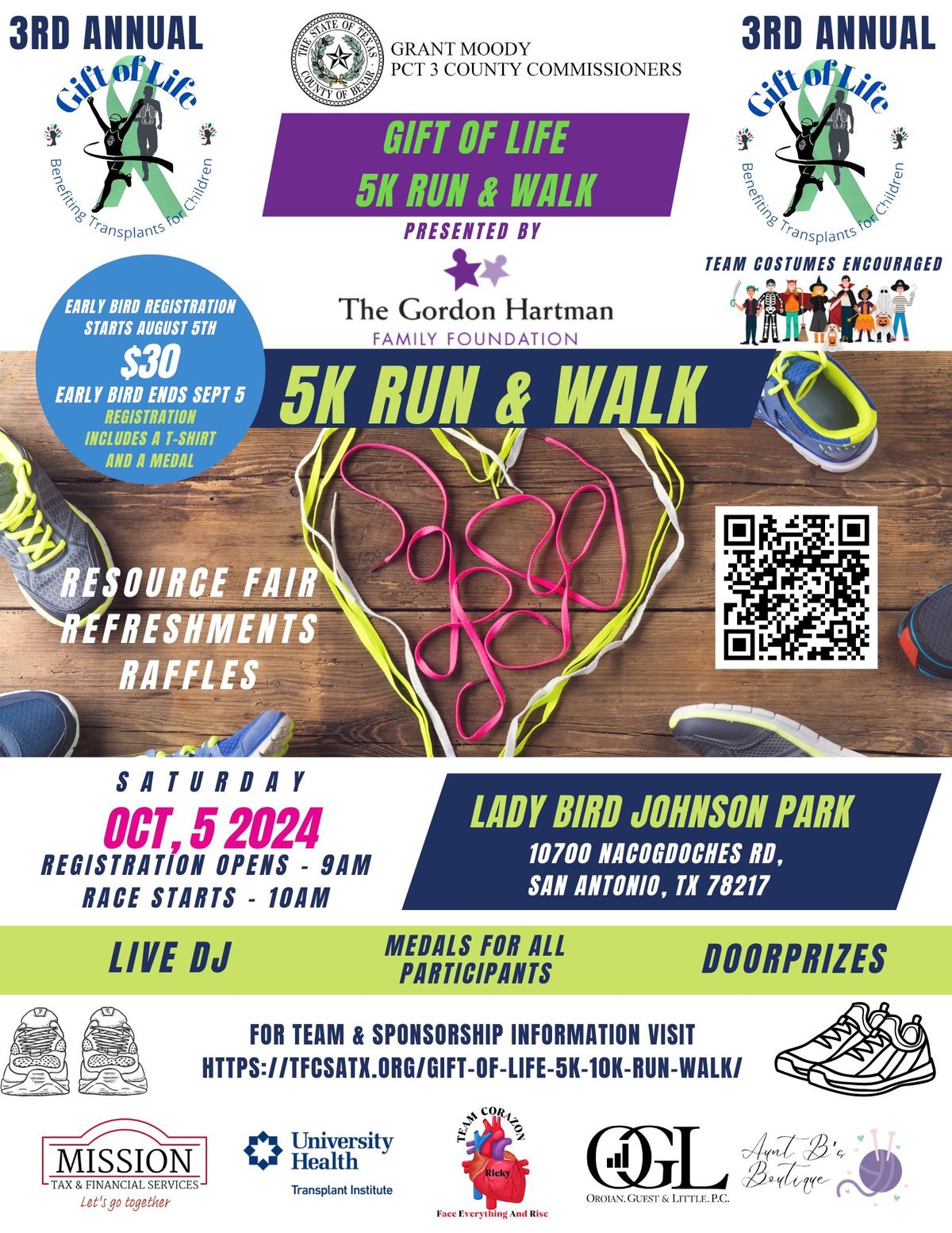 Gift of Life 5K Walk\/Run \ud83c\udfc3\ud83c\udffd\u200d\u2640\ufe0f