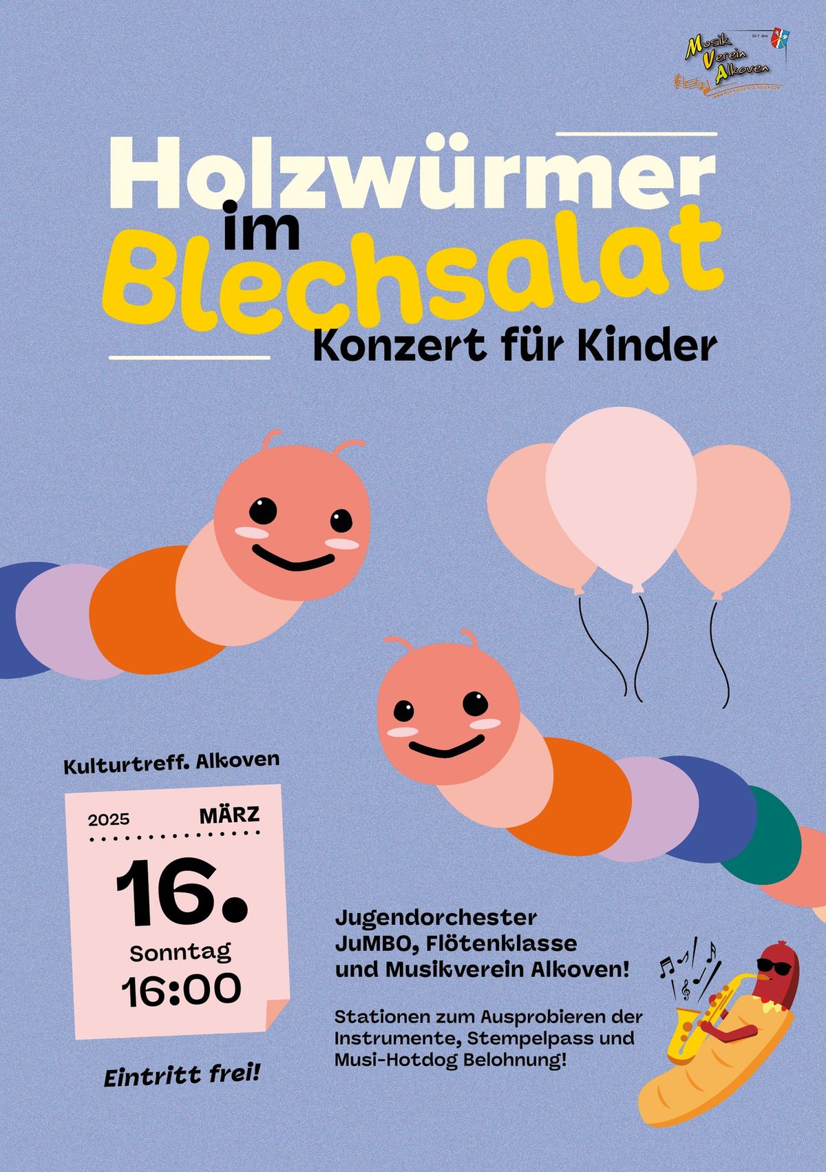 Holzw\u00fcrmer im Blechsalat - Konzert f\u00fcr Kinder