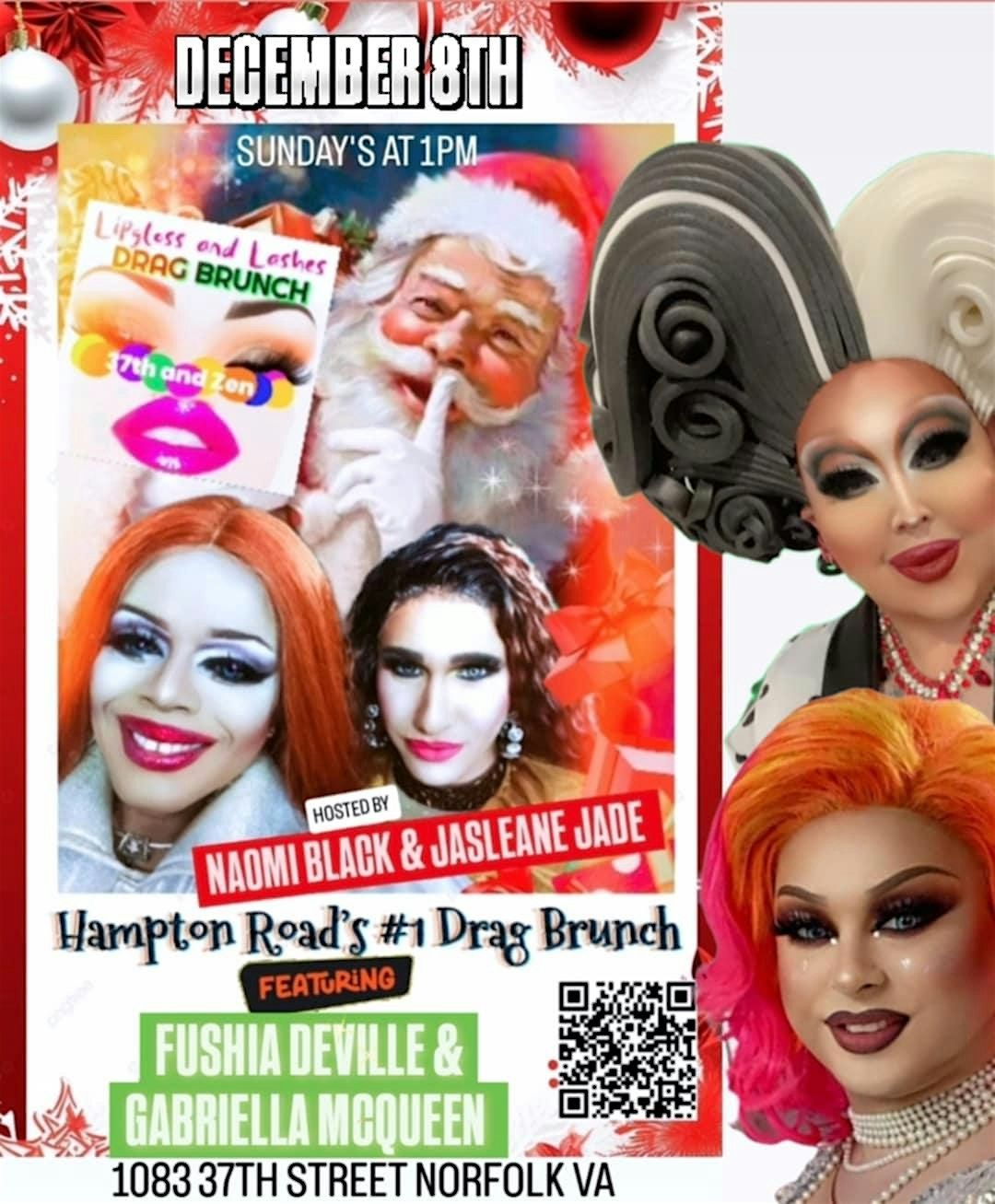 LIPGLOSS AND LASHES DRAG BRUNCH -12\/8\/24