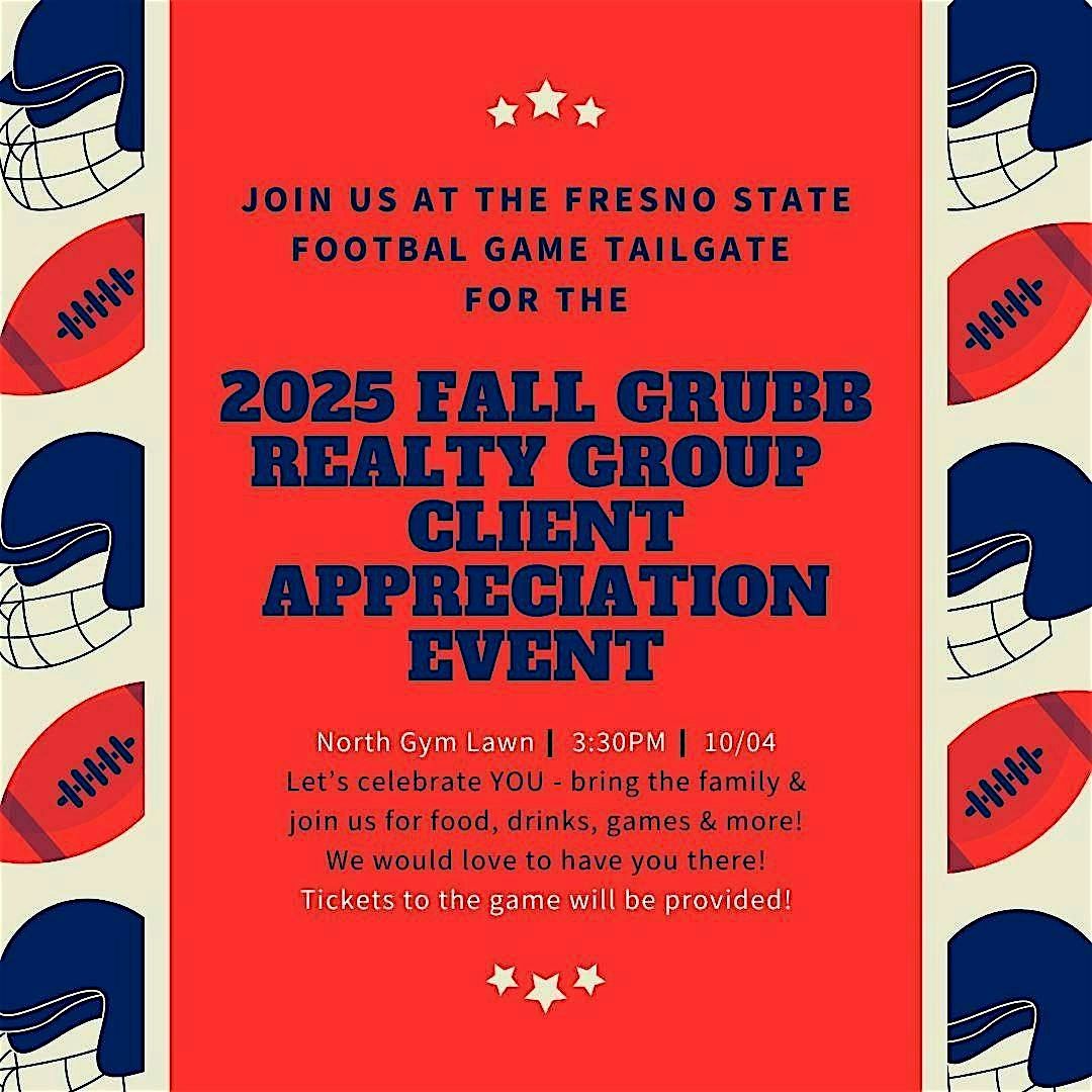 2025 Fall Grubb Realty Group Client Appreciation Event - Football Tailgate