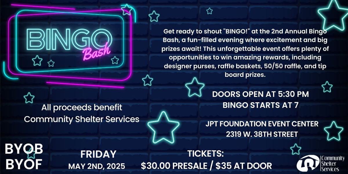 2nd Annual Bingo Bash 