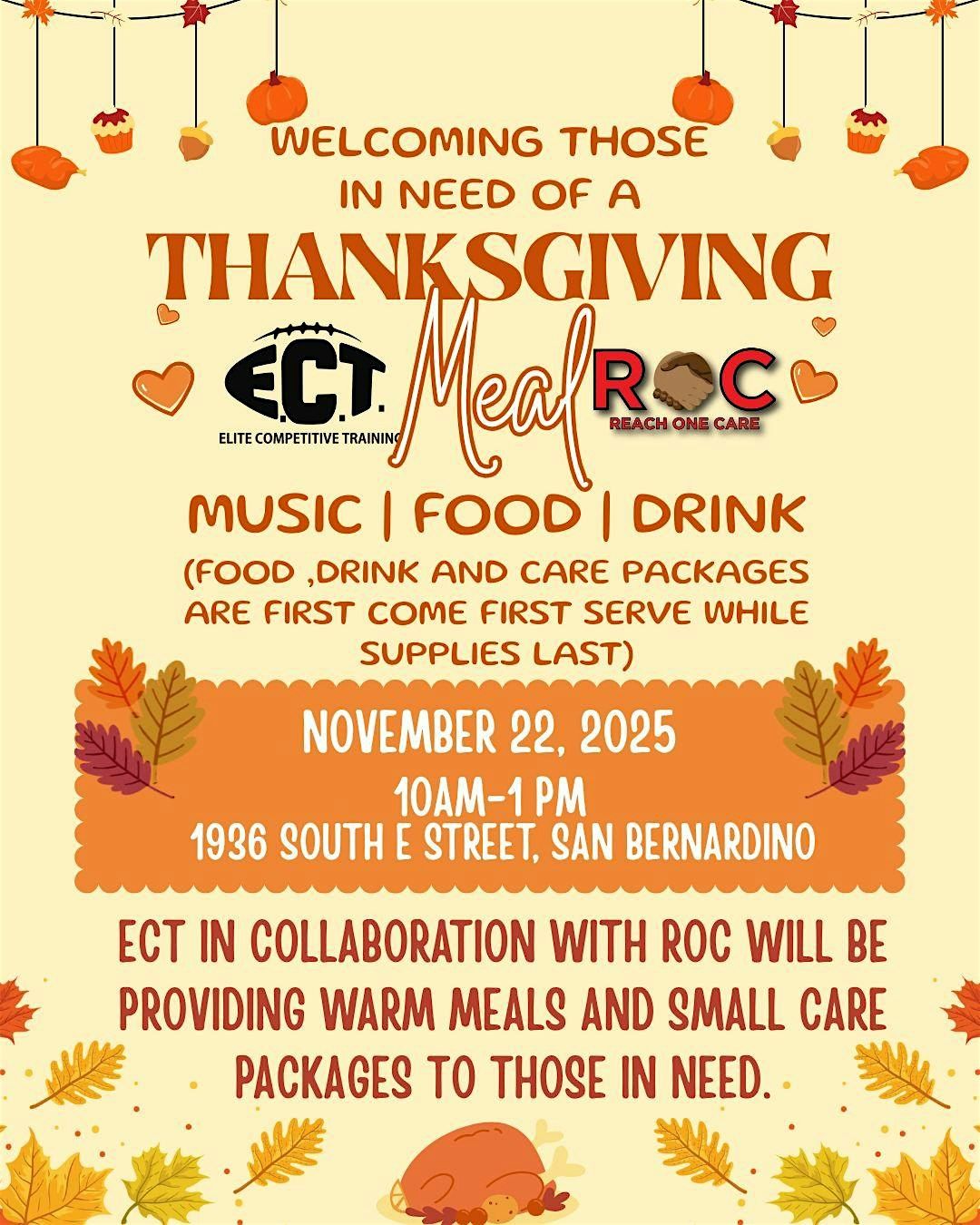 Free Thanksgiving  Meal