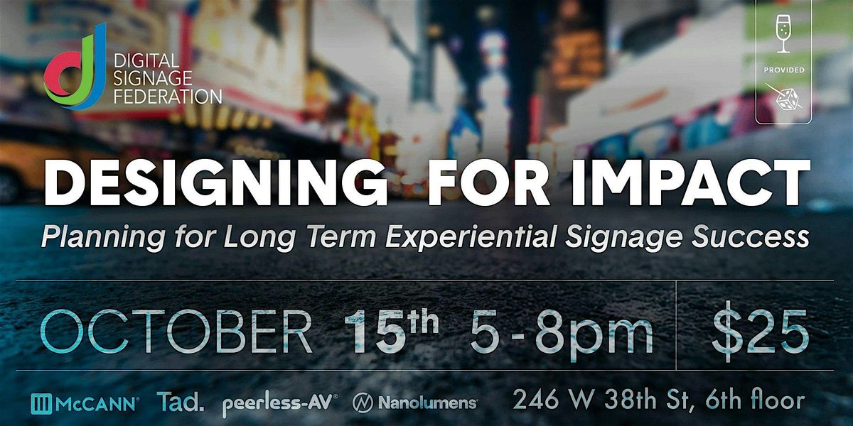Designing For Impact: Planning for Long Term Experiential Signage Success