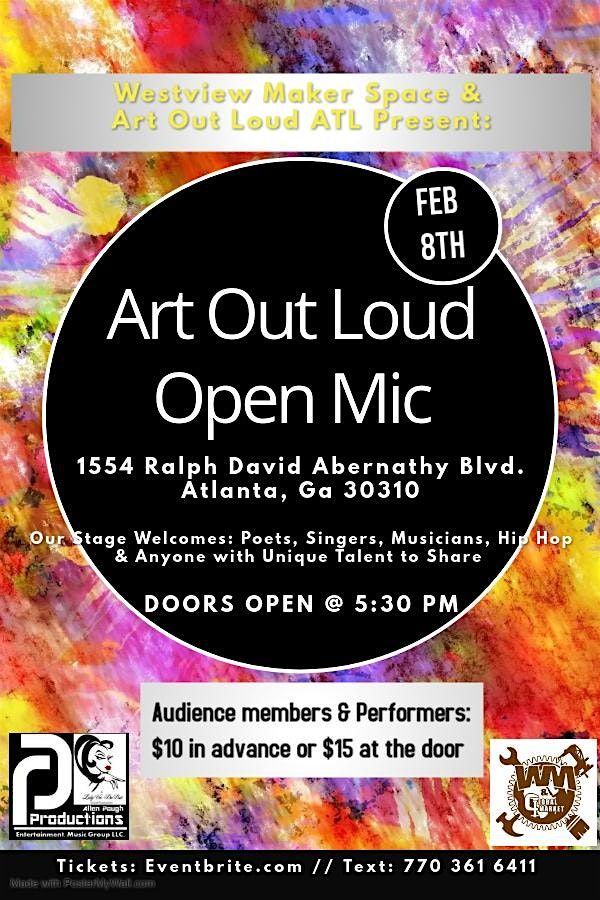 Art Out Loud Open Mic Variety Show